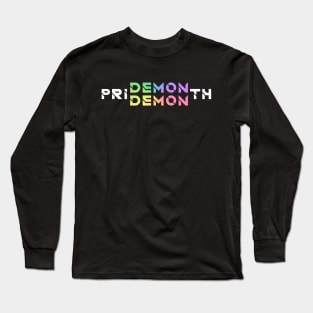 Pride month Gift Demon Long Sleeve T-Shirt